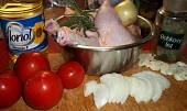 Myslivecké kuře po italsku, suroviny...