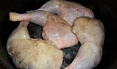 Myslivecké kuře po italsku (kuřecí porce opečeme po obou stranách...)