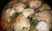 Myslivecké kuře po italsku (zalijeme marinádou  a zasypeme hladkolistou petrželkou...)