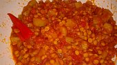 Pákistánská kuchyně - Lauki chana dall (žlutý hrách s tykví) od švagrové