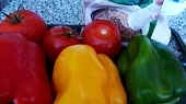 Pečená paprika s rajským jablíčkem, česnekem a kmínem