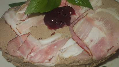 Jemná  paštika nadivoko  z krůtích jater