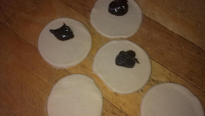 Rusnacke pirohy, plněno povidly