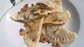 Rusnacke pirohy, s houbami přelité slaninkou