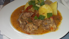 Skopové na  pivě,  rajčatech,  česneku a koření