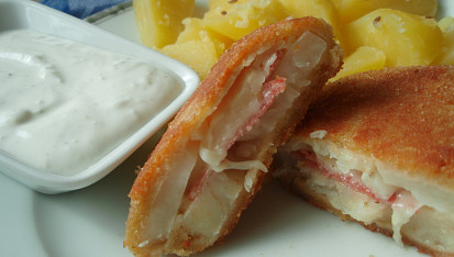 Smažený celer s mozzarellou, Smažený celer s mozzarellou