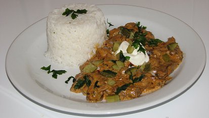 Srnčí stroganoff dle Jamieho Olivera