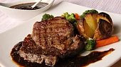 Steak s kávovou omáčkou ( Red - eye barbecue)