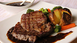 Steak s kávovou omáčkou ( Red - eye barbecue)