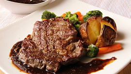 Steak s kávovou omáčkou ( Red - eye barbecue)