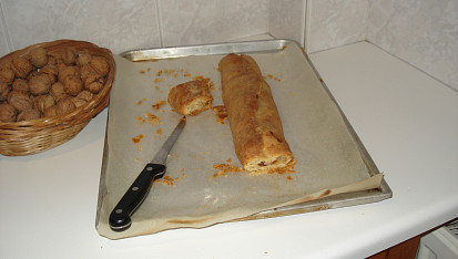 Strakonické "štrúdle", Okrájený štrúdl