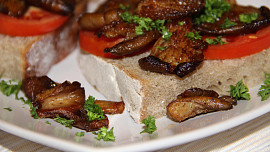 Syrovinky na toastu či hlíva na chlebu