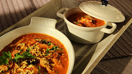 Telecí v rajčatové omáčce