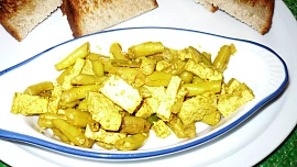 Tofu s fazolkami