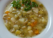 Uzená zeleninová polévka