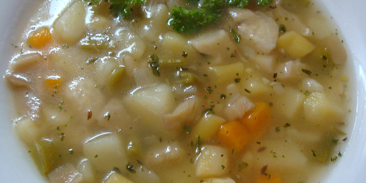 Uzená zeleninová polévka