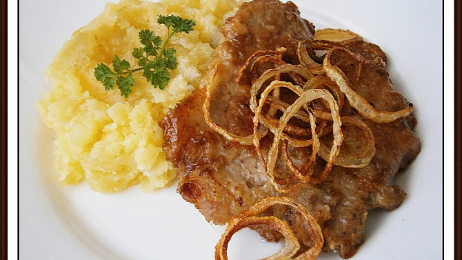 Vepřový plátek“Adžika“v kefírové marinádě, Vepřový plátek"Adžika"v kefírové marinádě