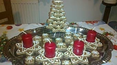 Adventní svícny  z perníkového těsta, Adventní svícen z perníku