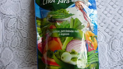 Česneková omáčka s anglickou slaninou, vegeta na dochucení