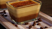 Čokoládovo - kávové crème brûlée