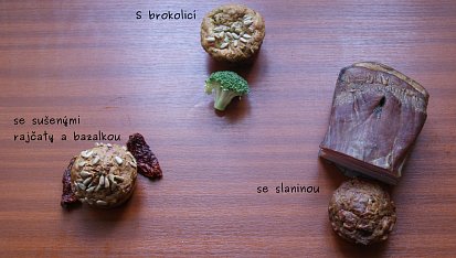Cuketové muffiny na 3 způsoby