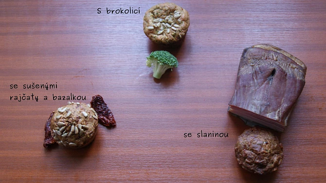 Cuketové muffiny na 3 způsoby