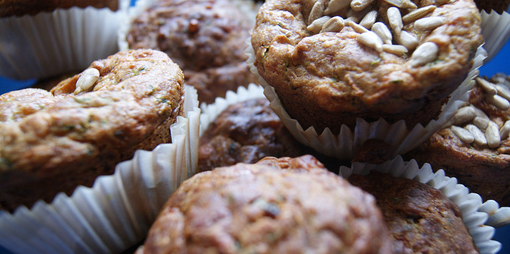 Cuketové muffiny na 3 způsoby