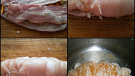 Drůbeží závitek se zeleninou