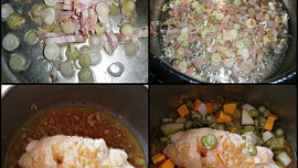 Drůbeží závitek se zeleninou