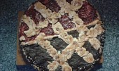 Dvojctihodná crostata po česku (výsledek mojí práce, bohužel nejsem žádný foodstylista, takže se omlouvám za vzhled fotky)