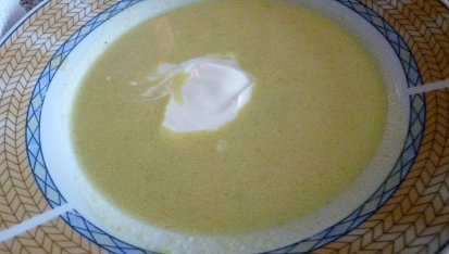 Jablečná polévka s kari podle Marthy Stewart