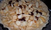 Jablečný koláč s cukrovo-skořicovou polevou