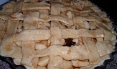 Jablečný koláč s cukrovo-skořicovou polevou