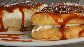 Karamelový větrník na plech