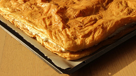 Karamelový větrník na plech