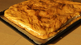 Karamelový větrník na plech