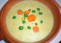 Krémová zeleninová polévka - Mili-juli sabji ka soup
