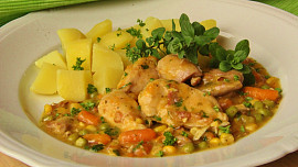 Kuřecí s rychlou majoránkovou omáčkou