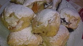 Kynuté buchty nad půl kila, meruňky+tvaroh,nugeta
