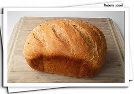 Lehký pšenično-žitný chlebík s kmínem (DlabemeZdrave)