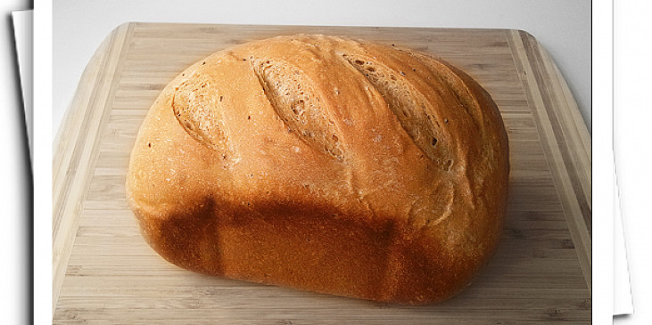 Lehký pšenično-žitný chlebík s kmínem (DlabemeZdrave)