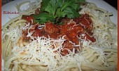 Silnější řapíkaté a česnekové špagety (Moje špagety)