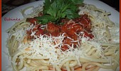 Silnější řapíkaté a česnekové špagety (Dobrou chuť!)