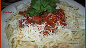 Silnější řapíkaté a česnekové špagety, Dobrou chuť!