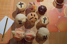 halloweenské muffiny