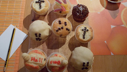 Muffiny základní těsto, halloweenské muffiny
