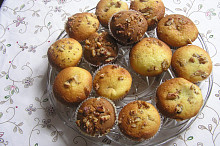Muffiny s povidly a tvarohem