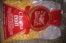 chana dall - loupaná a půlená desi cizrna