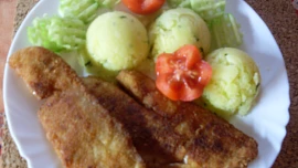 Rybí filety v citronové strouhance