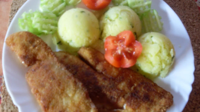 Rybí filety v citronové strouhance